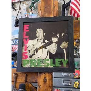 エルヴィス・プレスリー　アルバムカバー・アートフレーム　（ファーストアルバム）　■　アメリカン雑貨　...