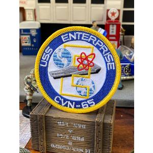 USSエンタープライズ　ミリタリーワッペン ■ アメリカン雑貨 アメリカ雑貨