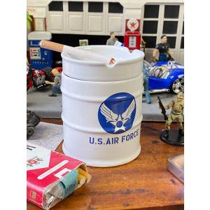 U.S.エアフォース　ドラム缶灰皿 ■ アメリカン雑貨 アメリカ雑貨 アッシュトレイ
