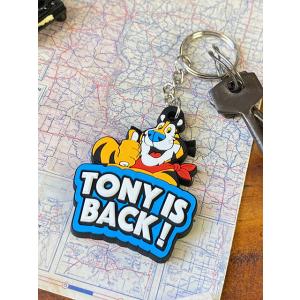 ケロッグ　トニー・ザ・タイガー　ラバーキーホルダー　（TONY　IS　BACK!）　■　アメリカン雑...