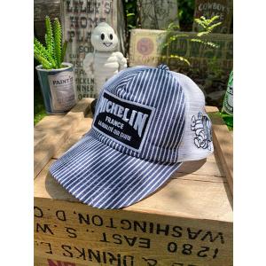 ミシュラン　ヒッコリーメッシュキャップ ■ アメリカン雑貨 アメリカ雑貨