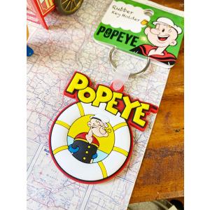 ポパイ オフィシャルラバーキーホルダー （オリーブ・オイル
