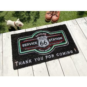 ルート66　ココマット　（サービスステーション）　■　アメリカン雑貨　アメリカ雑貨 爆買