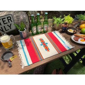 ネイティブパターン　ランチョンマット　プレイスマット　（オフホワイト）　■　アメリカン雑貨　アメリカ...