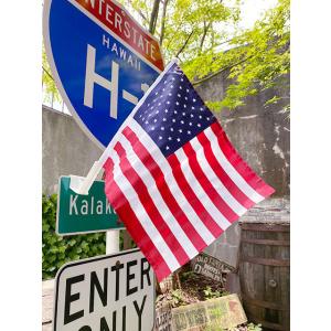 星条旗　カーフラッグ　40cm×31cm ■ アメリカン雑貨 アメリカ雑貨