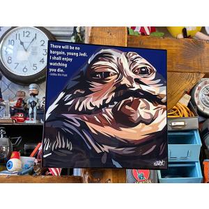 映画　スターウォーズ　ジャバ・ザ・ハット　ポップアートフレーム ■ アメリカン雑貨 アメリカ雑貨