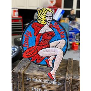 ノーズアート　ピンナップガール　ミリタリーワッペン　（ラッキーストライク）　■　アメリカン雑貨　アメ...