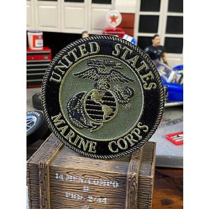 U.S.マリーン　野戦用ミリタリーワッペン　（ラウンド2）　■　アメリカン雑貨　アメリカ雑貨