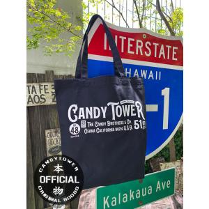 キャンディタワー　オフィシャル　トートバッグ　（ブラック）　■　アメリカン雑貨　アメリカ雑貨