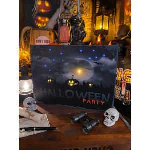 ハロウィンパーティー　LEDライトピクチャー ■ パーティー 飾り アメリカ雑貨