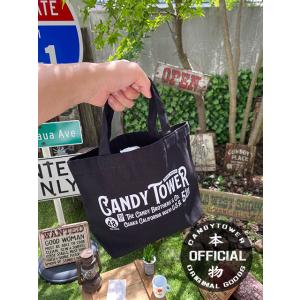 キャンディタワー　オフィシャル　ミニトートバッグ　（ブラック）　■　アメリカン雑貨　アメリカ雑貨