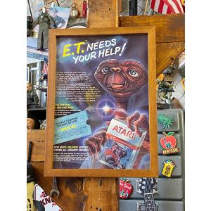 E.T.　ピクチャーフレーム　Mサイズ　（アタリ）　■ アメリカ雑貨 アメリカン雑貨