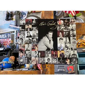 エルヴィス・プレスリーメモリーズコレクション　ブリキ看板 ■ アメリカン雑貨 アメリカ雑貨