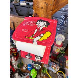 ベティ・ブープ　トイレットペーパーホルダー　（レッド）　■　アメリカン雑貨　アメリカ雑貨 爆買