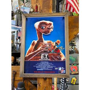 E.T. 映画ポスター 軽量アルミ製フレーム付 スティーブン
