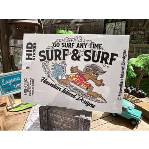 ハワイアン　アイランド　ステッカー　（サーフィンボーイ）　■　アメリカン雑貨　アメリカ雑貨