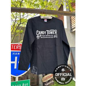 キャンディタワー　オフィシャル　ロングスリーブTシャツ（ブラック）ロンT ■ アメリカン雑貨 アメリ...