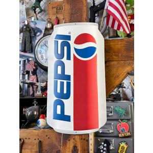 ペプシコーラ　エンボスティンサイン　（1991年缶）　■ アメリカン雑貨 アメリカ雑貨