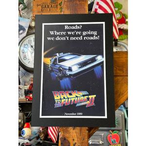 ハリウッドポスター #0011　映画　バック・トゥ・ザ・フューチャー　PART2　デロリアン　B4サ...