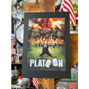 ハリウッドポスター #0039　映画　プラトーン　劇場版ポスター　チャーリー・シーン　B4サイズ　※...