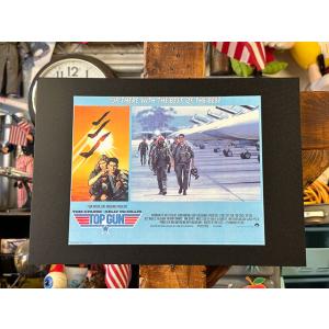 ハリウッドポスター #0056　映画「トップガン」空母　F-14　トム・クルーズ　B4サイズ　※専用フレームは別売です
