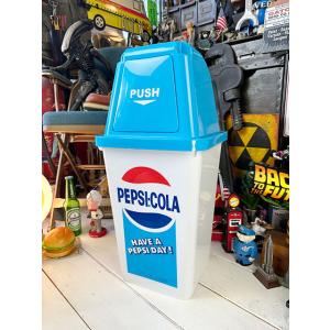 ペプシ　ダストビン　20Lサイズ　ゴミ箱　（スカイブルー）　単品　■　アメリカン雑貨　アメリカ雑貨　...