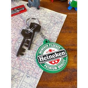 ハイネケン　ラバーキーホルダー ■ アメリカン雑貨 アメリカ雑貨