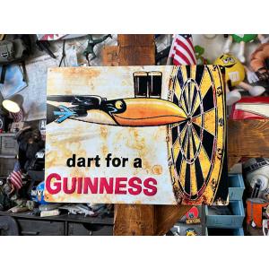 ギネスビール　ブリキ看板　（トゥカン＆ダーツボード）　■　アメリカン雑貨　アメリカ雑貨