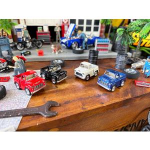 ファニーピックアップ　ダイキャストミニカー　（4台セット）　1955年シボレー5100　ステップサイ...