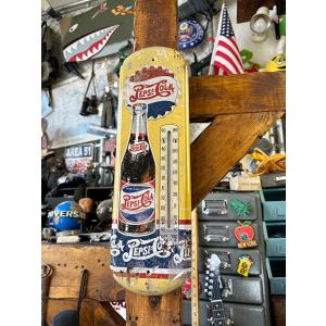 ペプシコーラ　サーモメーター　（ヴィンテージスタイル）　■　アメリカン雑貨　アメリカ雑貨　温度計