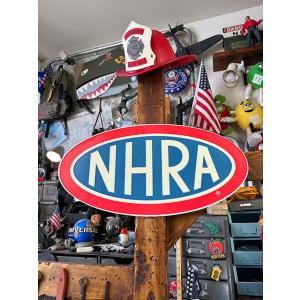 NHRA　エンボスティンサイン　（ロゴ）　■ アメリカン雑貨 アメリカ雑貨
