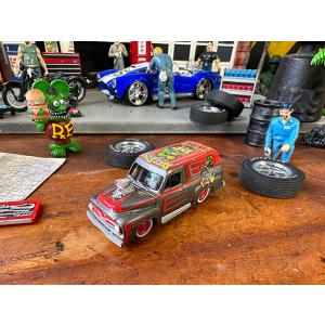 ジョニーライトニング　ポップカルチャー　1955年フォード　パネルデリバリー　ラットフィンク仕様　ダ...