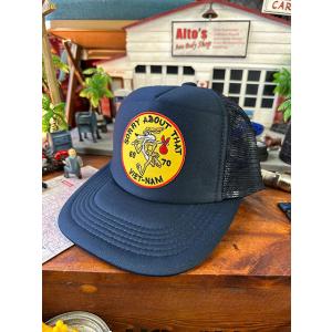 ワイリーコヨーテ　メッシュキャップ　（SORRY　ABOUT　THAT）　帽子色＝ネイビー　■　アメ...