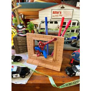 マーベル　スパイダーマン　ステーショナリースタンド　ペンホルダー ■ アメリカン雑貨 アメリカ雑貨 ...
