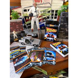 映画　バック・トゥ・ザ・フューチャー　デロリアン名場面トランプ ■ アメリカン雑貨 アメリカ雑貨