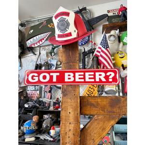 「ビール買ってある？」　ミニストリートサイン　GOT BEER? ■ アメリカン雑貨 アメリカ雑貨