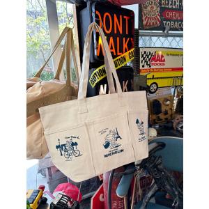 ミシュラン　6ポケット　トートバッグ　（パリス）　■　アメリカン雑貨　アメリカ雑貨　エコバッグ 爆買