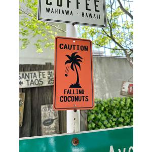 ハワイアン　メッセージプレート　（ココナッツ落下注意）　■　アメリカン雑貨　アメリカ雑貨