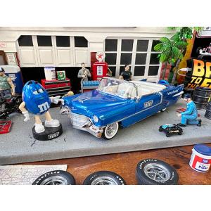 Jada　m&amp;m&apos;s　ブルー　1956年　キャデラック　エルドラド　ダイキャストミニカー　1/24ス...