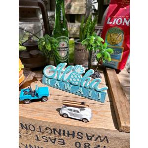 アロハホームデコ　テーブルサイン＆ハンギングサイン　（パイナップル）　■　アメリカン雑貨　アメリカ雑...