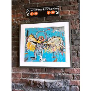 バスキア　アートフレーム　（Untitled,1981/Fallen Angel）　ジャン=ミシェル...