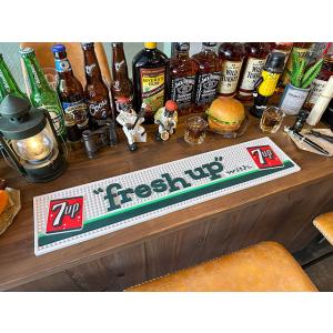 アメリカン レトロ バーマット 7UP アメリカン 雑貨 ラバー セブン