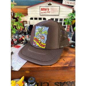 映画　グレムリン　ギズモ　メッシュキャップ　帽子色＝チョコレート ■ アメリカン雑貨 アメリカ雑貨