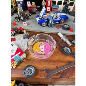 灰皿 卓上 モービル ガラス灰皿 レトロ アメリカン雑貨 : アメリカン