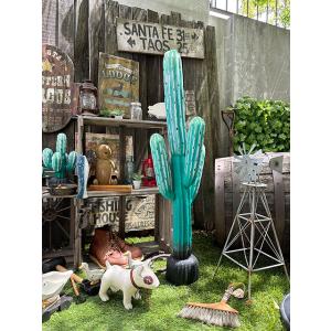 サボテン　ウッドオブジェ　（XXLサイズ）　100cm　ウッドカービング