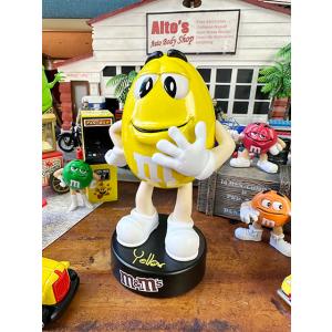 m&amp;m's　ダイキャストメタルフィギュア　（イエロー）　■　アメリカン雑貨　アメリカ雑貨