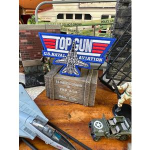 トップガン　ミリタリーワッペン　（F-14/ネイビーロゴ）　トム・クルーズ　映画　マーヴェリック　T...