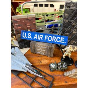 U.S.エアフォース　ミリタリーワッペン　（レクタングル/テキストロゴ）　■　アメリカン雑貨　アメリ...