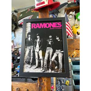 ラモーンズ　フレームアート ■ アメリカ雑貨 アメリカン雑貨