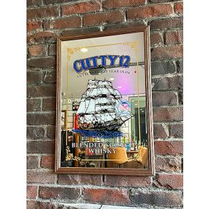 ビッグサイズ　パブミラー　（カティサーク）　■　アメリカン雑貨　アメリカ雑貨